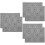 6Pièces Plateau Perles Gris Outil Mesure 7