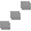 6Pièces Plateau Perles Gris Outil Mesure 8