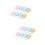 16Pièces Boîtes Rangement Portable Assorties Bébé 6