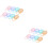 16Pièces Boîtes Rangement Portable Assorties Bébé 5