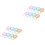 16Pièces Boîtes Rangement Portable Assorties Bébé 3