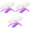 3Pièces Roue Silencieuse Pour Hamster Souris Violet En 5