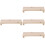 4Pièces Support Main Bois Naturel Pour Dessin, 7