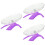 3Pièces Roue Silencieuse Pour Hamster Souris Violet En 8