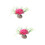 2Pièces Ornements Aquarium Roses Pour Douce/sale 6
