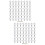 200Pièces Accessoires Fixation Murale Gris Chevilles Stables 6