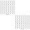 200Pièces Accessoires Fixation Murale Gris Chevilles Stables 5