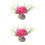 2Pièces Ornements Aquarium Roses Pour Douce/sale 4
