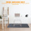 1Pièces De Sol PVC Noir Anti-Dérapant Décor Intérieur 5
