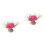 2Pièces Ornements Aquarium Roses Pour Douce/sale 3