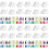 120 Sets Dye Sublimation Keychain Pendant Multifunction White 5