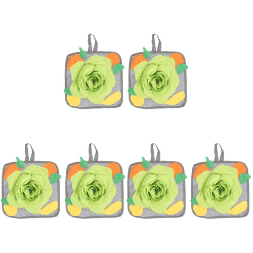 6Pièces Coussin Renifleur Vert En Pour Animal 1