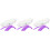 3Pièces Roue Silencieuse Pour Hamster Souris Violet En 6