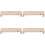 4Pièces Support Main Bois Naturel Pour Dessin, 6