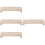 4Pièces Support Main Bois Naturel Pour Dessin, 8