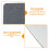 1Pièces De Sol PVC Noir Anti-Dérapant Décor Intérieur 7