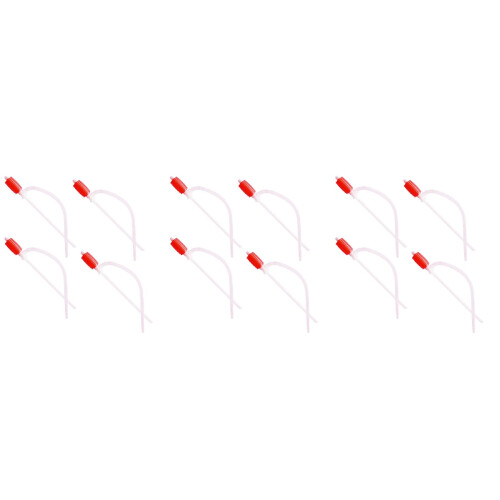 12Pièces Transfert Huile Liquide Manuel Sécurisé Flexible 2