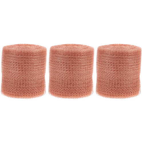 3Pcs Practical Copper Filter Mesh Snail Stopper Brown Flexible Net 2