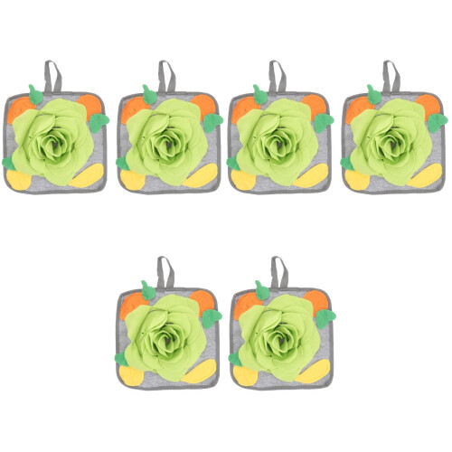 6Pièces Coussin Renifleur Vert En Pour Animal 2