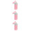 3Pièces Bouteille Urinal Rose Portable 8