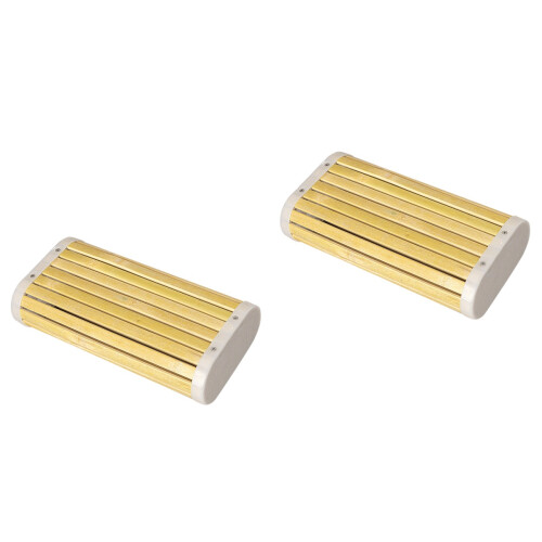 2Pièces Coussin En Bambou Pour , Usage Maison, Couleur Clair 2