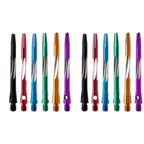 12Pièces Fléchettes Aluminium Allongées Poids Équilibré Pro 1