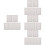 20Pièces Toiles Étirées Blanches Pour Peinture 7