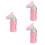 3Pièces Bouteille Urinal Rose Portable 6