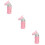 3Pièces Bouteille Urinal Rose Portable 9