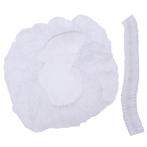 400Pièces Bonnets Jetables Blancs Confortables Pour Et Hygiène