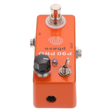 1Stk Kompakter Guitar Phase Effector Metall Orange Für Musiker