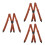 3Pièces Solides Clips Réglables Polyester 7