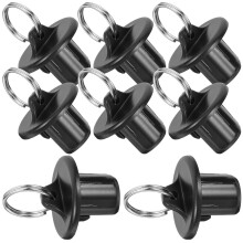 40Pcs Black Roller Shade Replacement Bungee Cord End Caps Kit