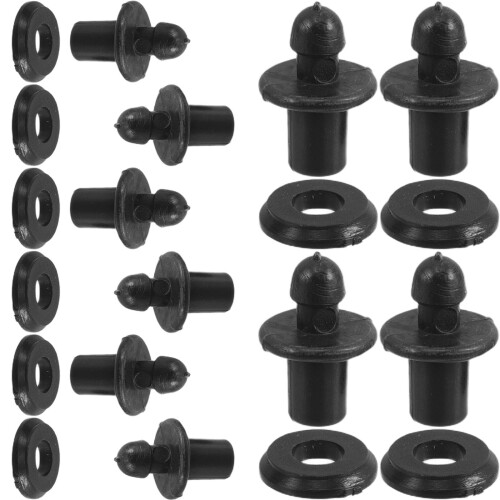2Sets Black Plastic DIY Kite Frame Connectors Lightweight Durable Kit 1