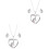 2Ensembles Parure Collier Et Boucles D'oreilles Argent 5