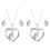 2Ensembles Parure Collier Et Boucles D'oreilles Argent 4