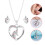 2Ensembles Parure Collier Et Boucles D'oreilles Argent 10