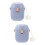 2Pièces Rangement Poudre Bébé Violet Avec Étanche 5