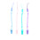 8Pièces -Tétine Silicone Assorties Bébé 1