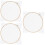 3Pièces Cadre Papier Bois Kit DIY Décor Durable 7