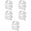 5 Sets Pine Cone Shape Embossing Paper Die For Card Making 7
