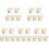 40pcs Tabletop Message Clips Decorative Card Clip Multi-Function Memo Pad Holder 4