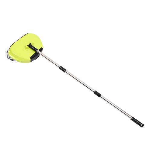 2Pcs Push Sweeper 360 Rotating Broom Dustpan Set for Home 1