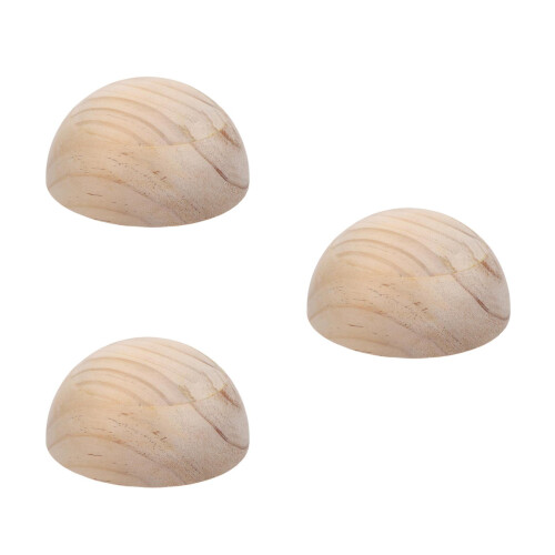 3Pcs Ergonomic Wooden Pottery Mold Set for DIY Ceramic Modeling 2