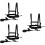 3Pcs Wear-Resistant Kids Ski Harness Black Nylon Training Strap 6
