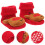 2Paires Rouges Grip Antidérapantes 9