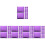 100Pièces D'envoi Bulles Violet Adhésif Solide Polyvalent 6