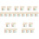 40pcs Tabletop Message Clips Decorative Card Clip Multi-Function Memo Pad Holder 5