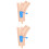 2Pièces Jouet Circuit Train Bois Construction Enfant 6