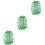 6Pcs Nylon Replacement Fishing Nets Green Drawstring Portable Mesh 4